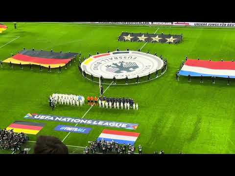 14.10.2024 UEFA Nations League Germany national anthem (Germany vs Netherlands)