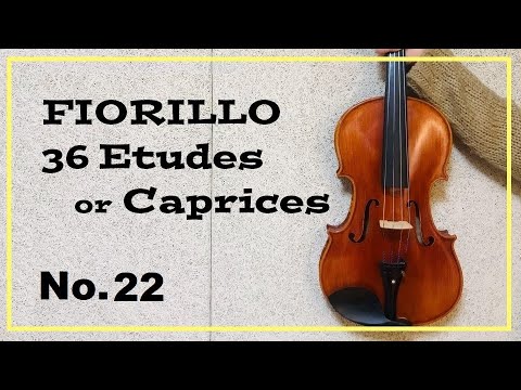 [Etude Challenge]FIORILLO 36 Etudes or Caprices No.22