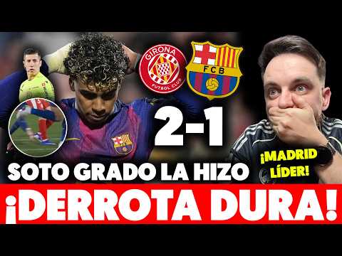 💥HORRIFIC DEFEAT FOR BARÇA!! SOTO GRADO DECIDES: WAS IT AN ILLEGAL GOAL FOR GIRONA? 2-1 AND MADRI...