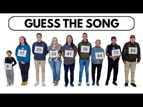 Ages 1 - 90 vs Song Quiz