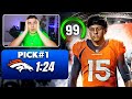 BRUH I JUST GOT 1 OVERALL PICK FOR FIRST TIME EVER IN MY CAREER