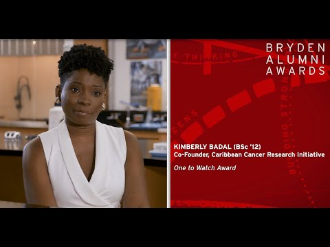 2019 Bryden Alumni Awards - Kimberly Badal (BSc '12) - One to Watch Award