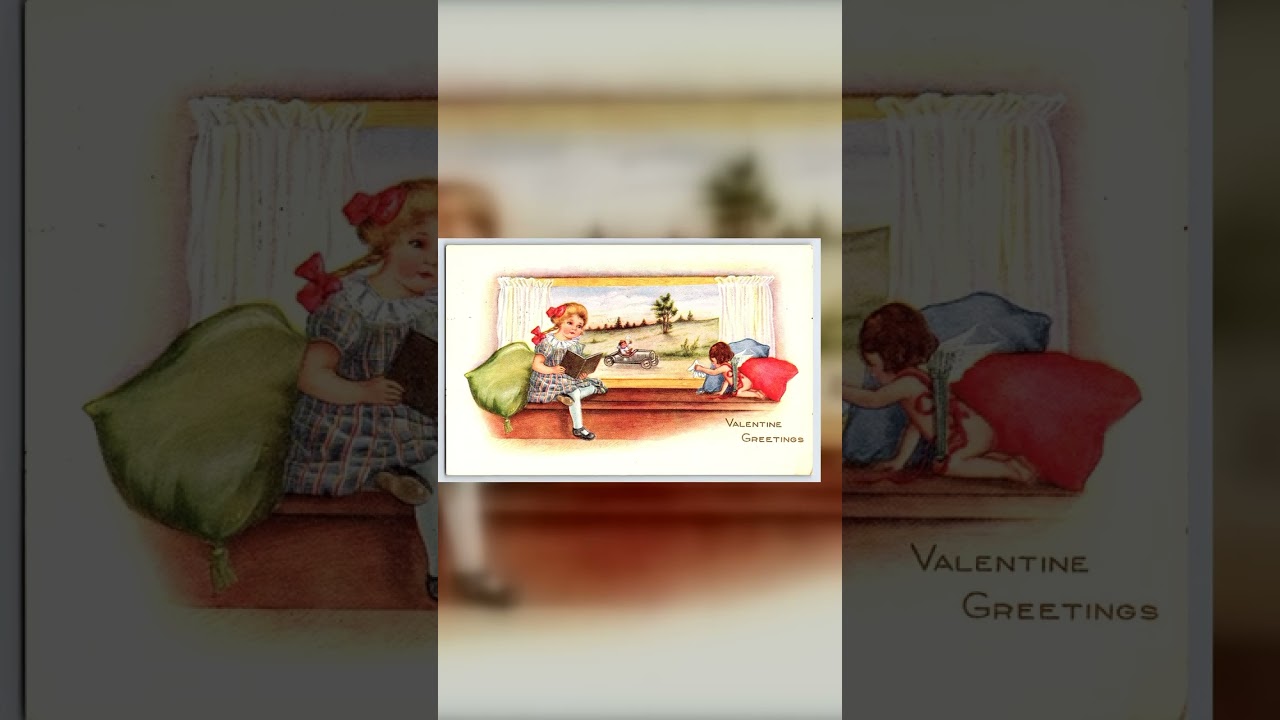 Whitney Made Valentine Greetings Postcard, Aberdeen SD, 1913 Video