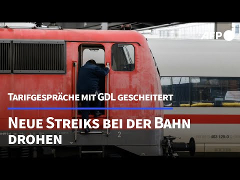 Neue Streiks bei der Bahn drohen - Tarifgespräche mit GDL gescheitert | AFP