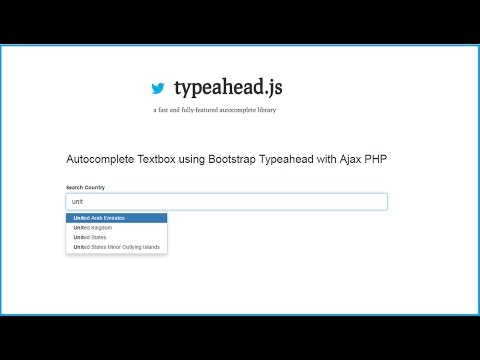 download lagu mp3 mp4 Jquery Typeahead Tutorial, download lagu Jquery Typeahead Tutorial gratis, unduh video klip Jquery Typeahead Tutorial