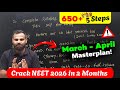 NEET 2026 5 Steps 650 Masterplan Imp CHs BACKLOG ️ Syllabus Revision ️ Neet2026 Neet