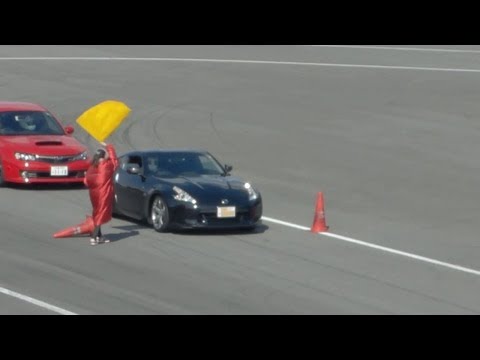 ハンドリングクラブinもてぎ(右周回午前1走行風景)2013.02.23