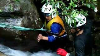 preview picture of video 'Gorge Walking Gero-city Maze Japan　下呂市馬瀬沢のぼり'
