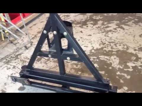 87-06 Jeep Wrangler YJ and TJ Swing Out Rear Tire Carrier with 2" Reciever Hitch built in