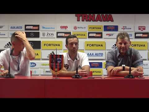 20190804 After match briefing Trnava vs. Nitra, Slovakian Premiership:Fortuna liga