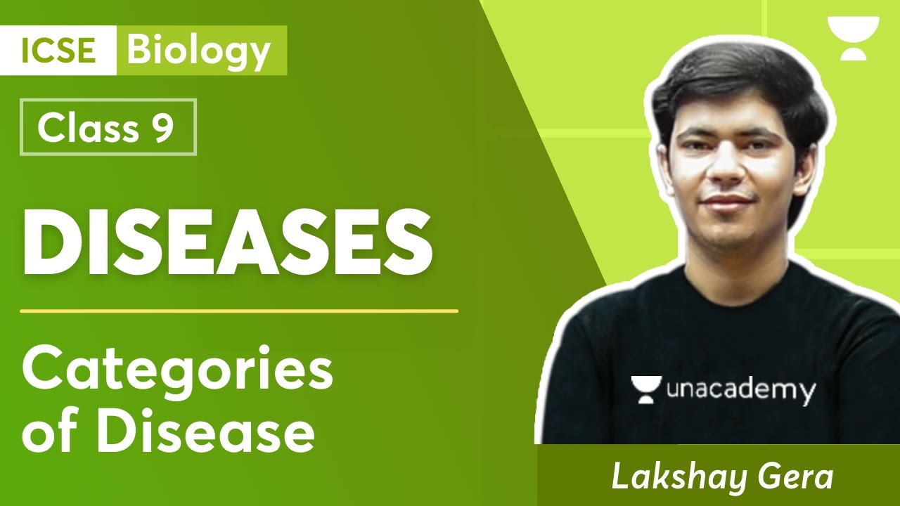 Diseases | Categories of Disease | ICSE Class 9 Biology Chapter 16 | Lakshay Gera | Unacademy
