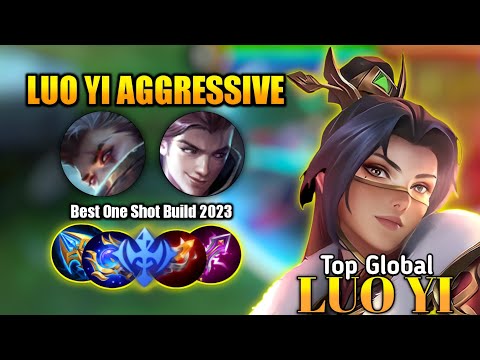 LUO YI AGGRESSIVE 18 KILLS !! LUO YI BEST ONE SHOT ITEM BUILD 2023