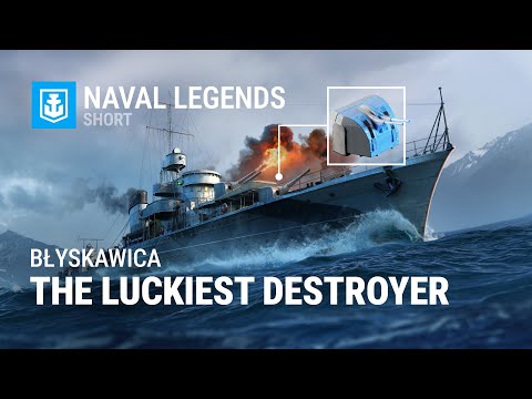 The Luckiest Destroyer of WW2 | Short Naval Legends - Błyskawica