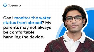 Can I monitor the water status from abroad?