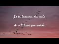 Patrick Watson - Je te laisserai des mots (Cover by Marianne BL) Lyrics + English