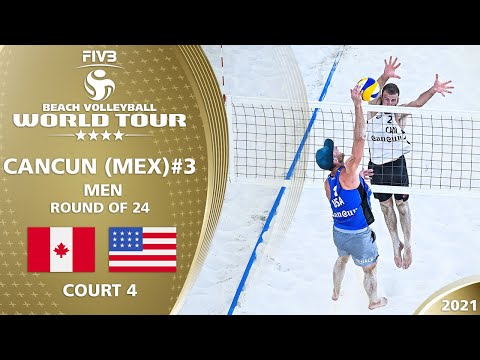 Saxton/O'Gorman vs. Schalk/Brunner - Men's R24 | Full Match | 4* Cancun 2021 #3