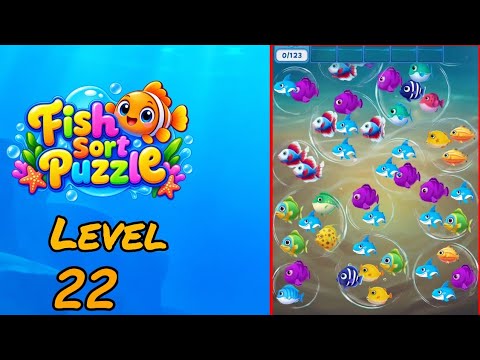 Fish Sort Puzzle Level 22 Walkthrough thumbnail