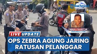 Hari Pertama Operasi Zebra Agung 2025, Ratusan Pelanggar di Jembrana Bali Tercatat Ditilang