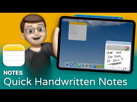 How to Capture and Organise Ideas with Handwritten Quick Notes on iPad