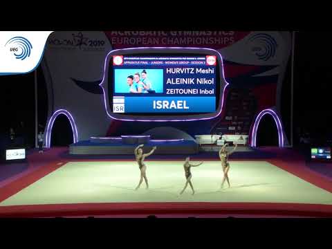 Women's group Israel - 2019 junior Acro European bronze medallists, dynamic