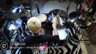 Video thumbnail for [SOUND SAMPLE] Turkish Cymbals Moderate series by Zune Drummer