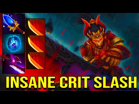 INSANE CRIT SLASH [ Juggernaut ] DOTA 2 GAMEPLAY