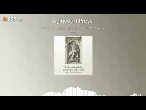 Interview with Luigi Ballerini on The Expulsion of the Triumphant Beast