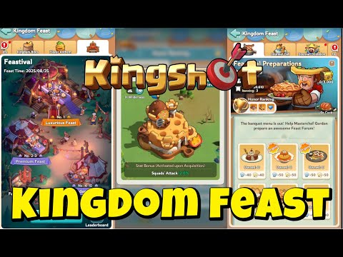 Kingshot: tips and tricks to kingdom feast event