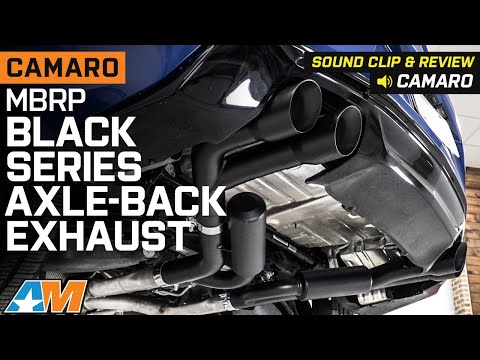 2016-2023 Camaro SS MBRP Black Series Axle-Back Exhaust Review & Sound Clip