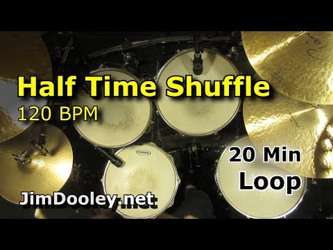 20 Minute Beat - Half Time Shuffle 120 BPM