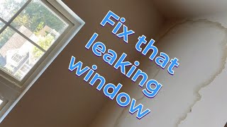 How To repair leaking window frame instructions￼