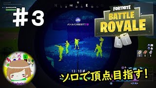 PS4【フォートナイト】 目指せ、ナンバー１　！！！！！！！！！！！  実況プレイpart３ Fortnite Battle Royale Solo Gameplay ♯3
