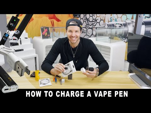Part of a video titled How to Charge a Vape Pen - Everything You Need to Know ...
