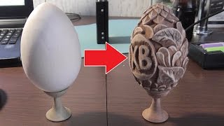 Украшаем деревянное яйцо к пасхе, резьба по дереву - Видео онлайн