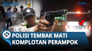 Menegangkan! Polisi 'Tembak Mati' Perampok Kabur saat Disergap di Sidoarjo, Dihujani 16 Peluru!