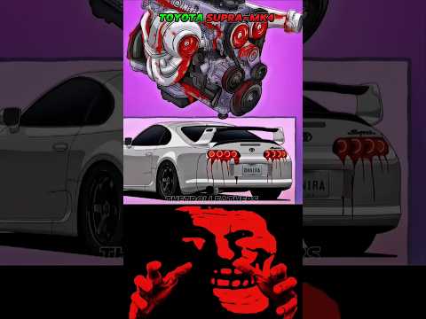Supra Mk5 vs Supra Mk4 epic engine Chase Battle 🥶 #supra