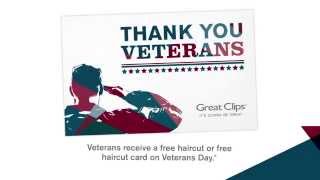 Veterans Day at Great Clips