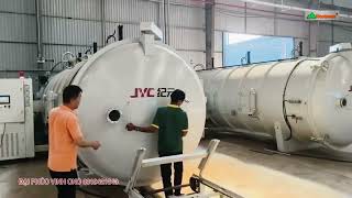 Lò sấy gỗ bằng sóng cao tần Woodmaster | công nghệ sấy gỗ bằng sóng cao tầng