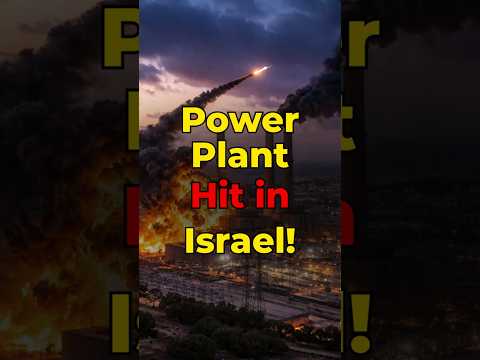 Iran Missiles Strike Near Israel’s Largest Power Plant in Hadera | Explosions & Smoke Break Out