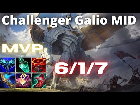 GALIO vs IRELIA / MID / Challenger Ranked NA