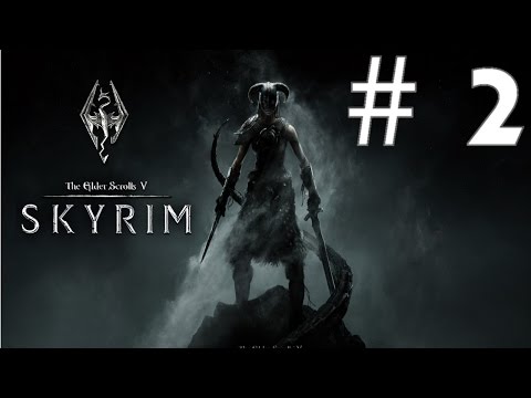 TES V: Skyrim Female Dark Elf Walkthrough Part 2 - Embershard Mine