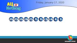 WI Lottery DailyLotto_AoN 01/17/2020