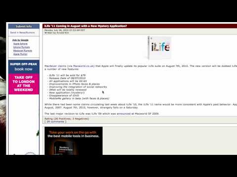 iLife '11 next month (Read Info)