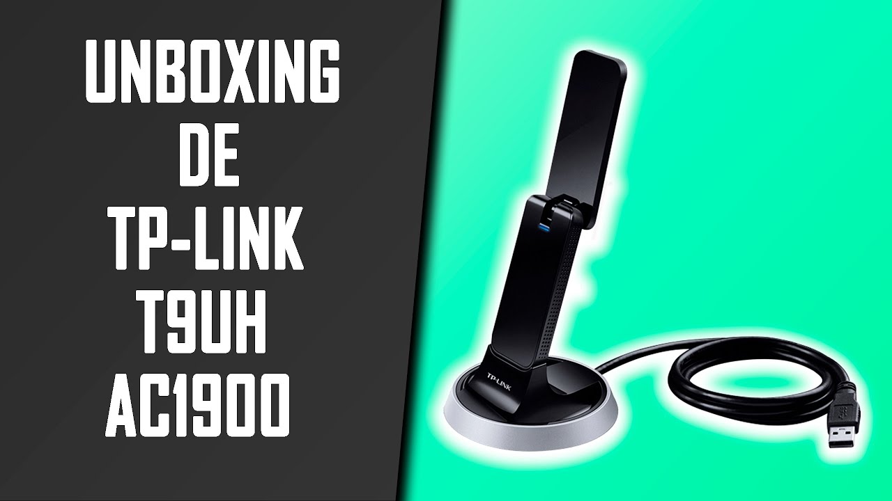 Unboxing de TP-Link T9UH AC1900 High-Gain USB-3.0 Dual-Band Wireless USB Adapter │En Español