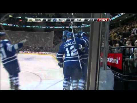 Mikhail Grabovski Goal - Leafs 1 Vs Bruins 0 - 11.30.11 (HQ)