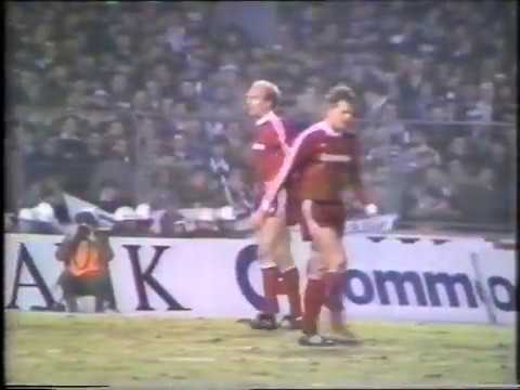 1986 (March 19) Anderlecht - Bayern Munich (Champions Cup 1/4 fin). Full Match (part 4 of 4).