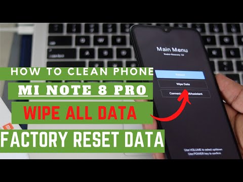 Xiaomi MI Note8,9.10 Wipe Cache Partition & WIPE Data / Factory RESET /Android System RECOVERY/stuck
