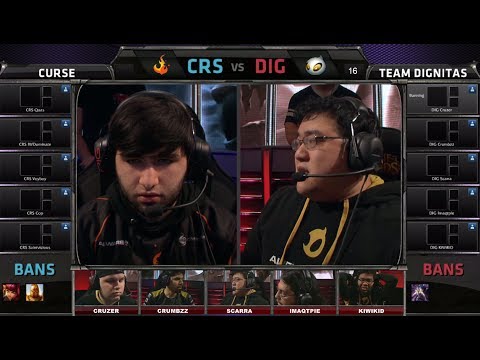 Curse vs Dignitas | 2014 NA LCS Spring split S4 W4D1 G4 | Dignitas vs Curse full game HD