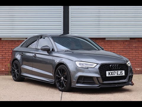 AUDI A3 BLACK EDITION 1.5 CoD TFSI 2017 WALK AROUND VIDEO TOUR START UP