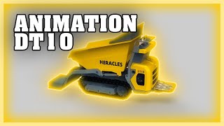 Samonakladací minidumper DT10 s nosnosťou až 1000kg